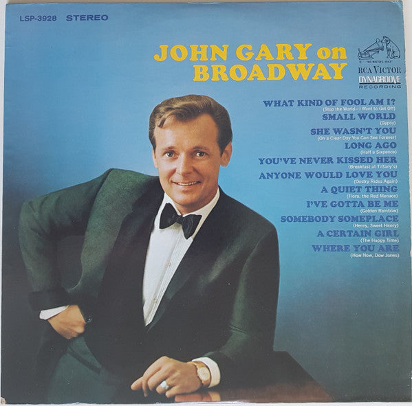 John Gary : John Gary On Broadway (LP, Album, Hol)