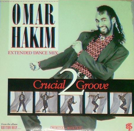 Omar Hakim : Crucial 2 Groove (12", Promo)