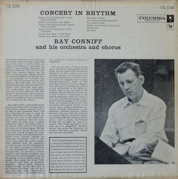 Ray Conniff And His Orchestra & Chorus : Concert In Rhythm (LP, Album, Mono)