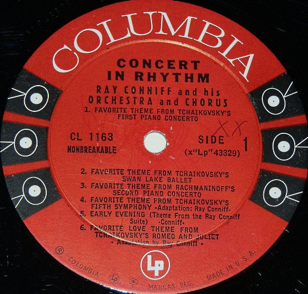 Ray Conniff And His Orchestra & Chorus : Concert In Rhythm (LP, Album, Mono)