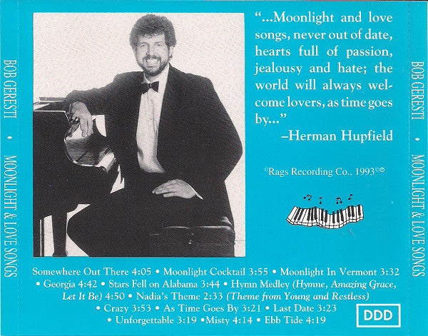 Bob Geresti : Moonlight & Love Songs (CD)