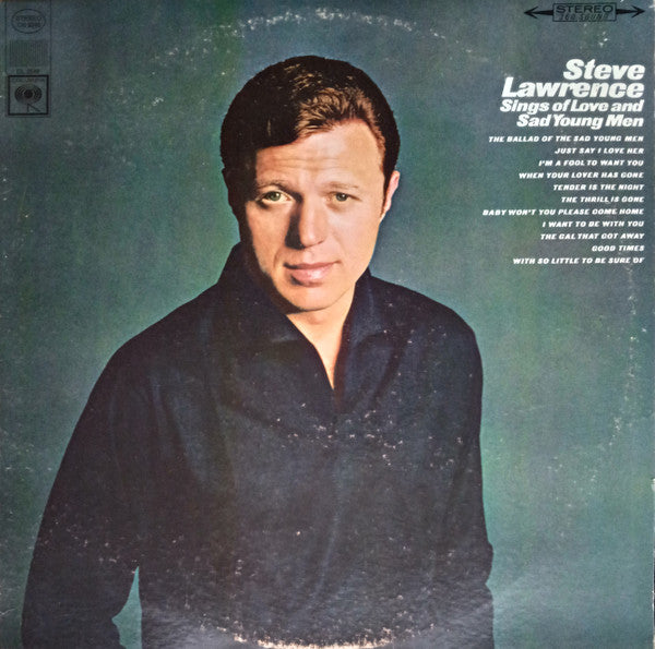 Steve Lawrence (2) : Sings Of Love And Sad Young Men (LP, Album)