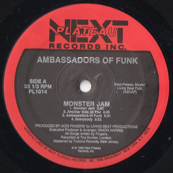 Ambassadors Of Funk : Monster Jam (LP)