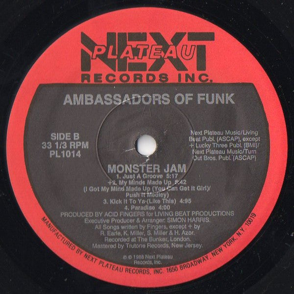 Ambassadors Of Funk : Monster Jam (LP)