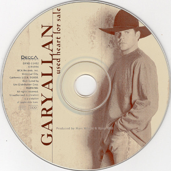 Gary Allan (2) : Used Heart For Sale (CD, Album)