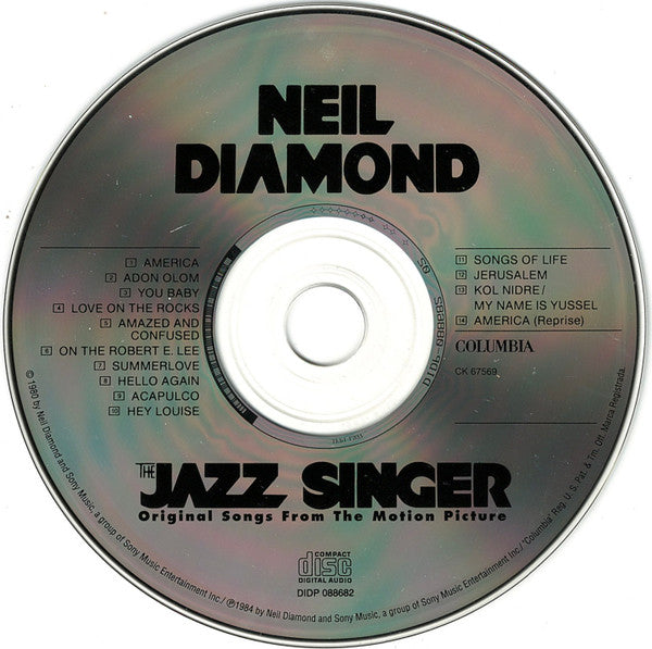 Neil Diamond : The Jazz Singer (CD, Album, RE)