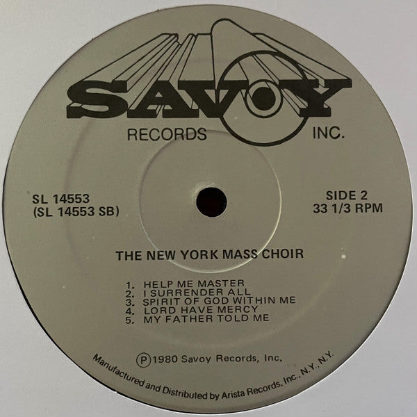 The New York Mass Choir* : Time Is Running Out (LP, Album)