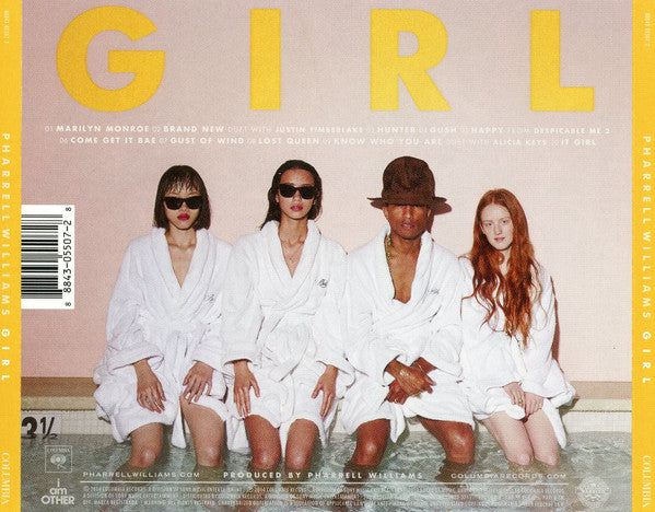 Pharrell Williams : G I R L (CD, Album)