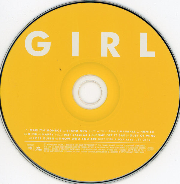 Pharrell Williams : G I R L (CD, Album)