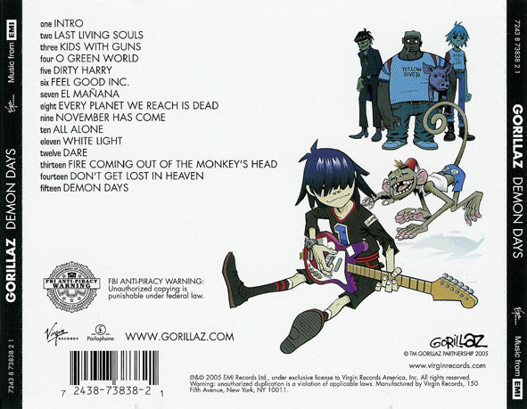 Gorillaz : Demon Days (CD, Album)