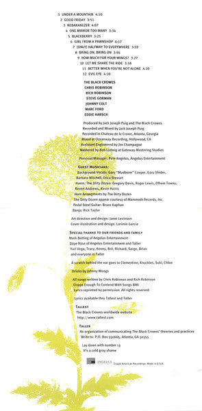 The Black Crowes : Three Snakes And One Charm (CD, Album, Club)