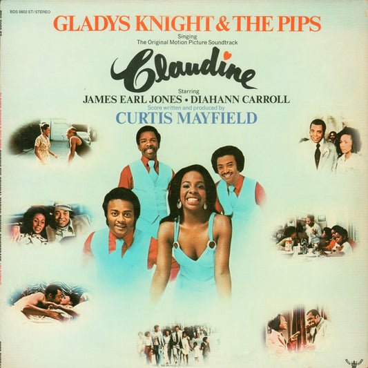 Gladys Knight & The Pips* : Singing The Original Motion Picture Soundtrack / Claudine (LP, Album, Son)