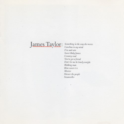 James Taylor (2) : Greatest Hits (CD, Comp, Club, RE)