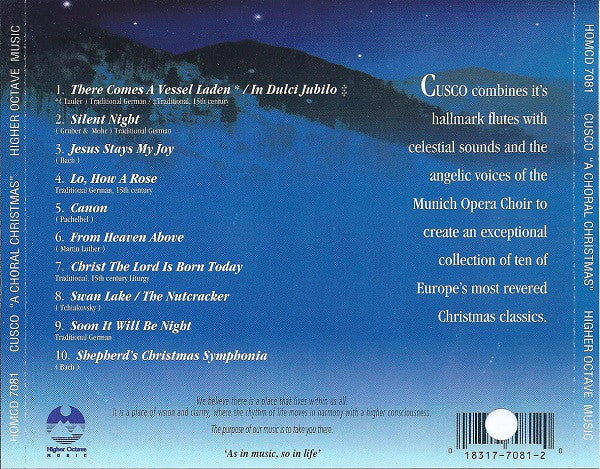 Cusco : A Choral Christmas (CD, Album)