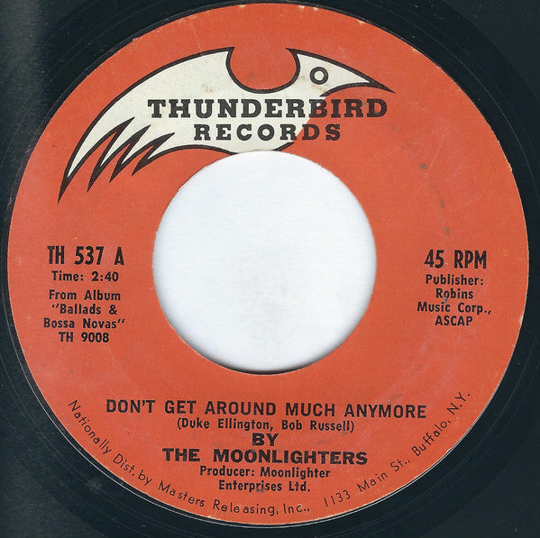 The Moonlighters (9) : Don't Get Around Much Anymore (7", Single, Styrene)