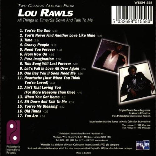 Lou Rawls : All Things In Time / Sit Down And Talk To Me (CD, Album, Comp, RE)