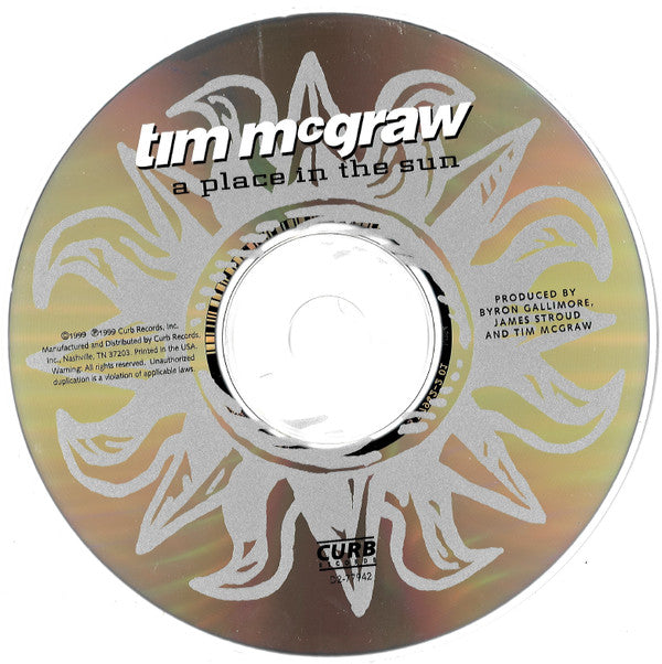 Tim McGraw : A Place In The Sun (CD, Album, WEA)