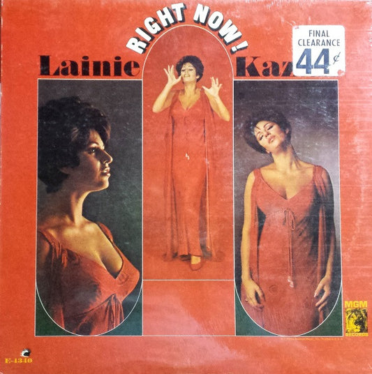 Lainie Kazan : Right Now! (LP, Album, Mono)