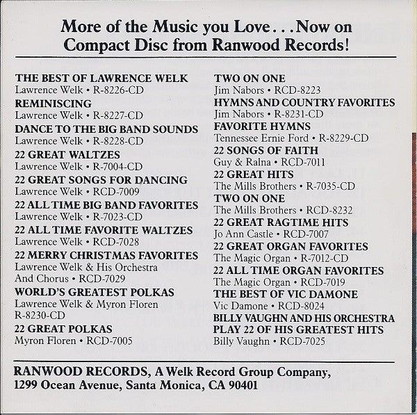 The Mills Bros.* : 22 Great Hits (CD, Comp, RE)