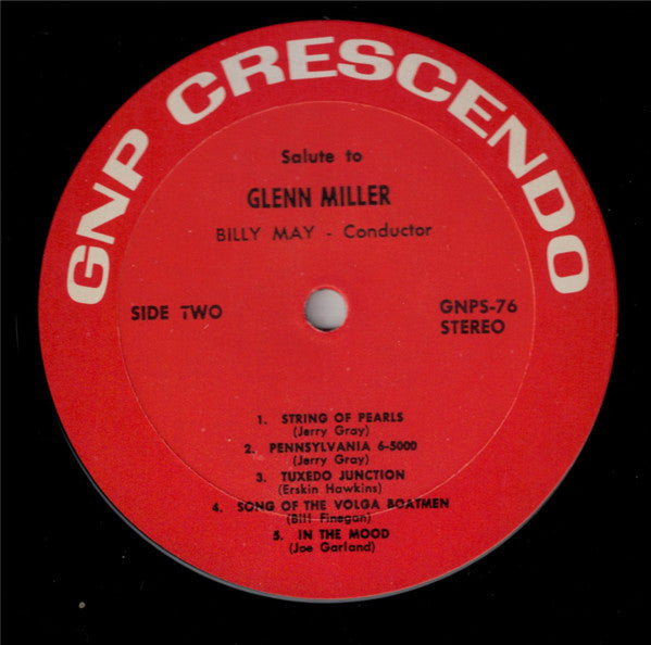 Glenn Miller Band* Conducted By Billy May : The Original Reunion Of The Glenn Miller Band - Recorded Live In Concert (LP, Album)