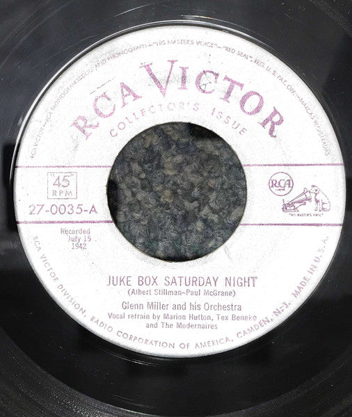 Glenn Miller And His Orchestra : Juke Box Saturday Night (7", Single)