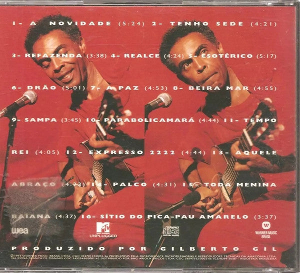 Gilberto Gil : Unplugged (CD, Album)