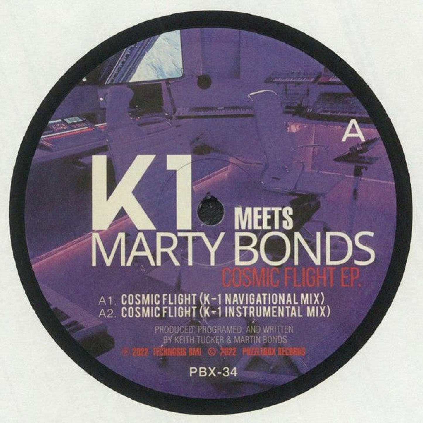DJ K-1 Meets Marty Bonds - Cosmic Flight EP (12", EP)