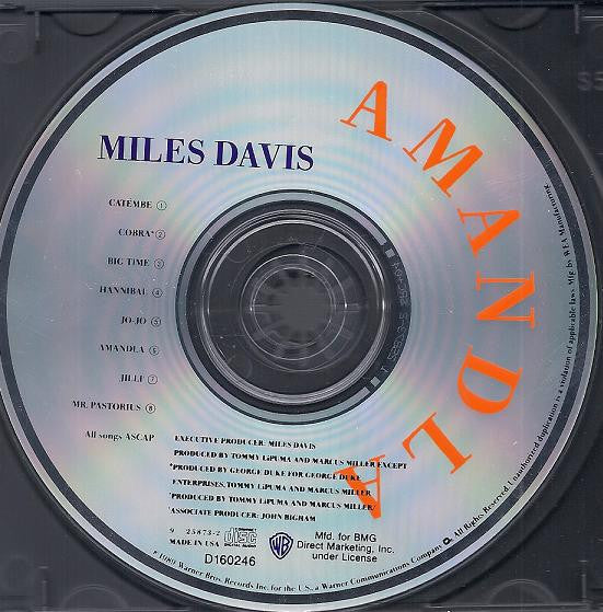 Miles Davis : Amandla (CD, Album, Club)