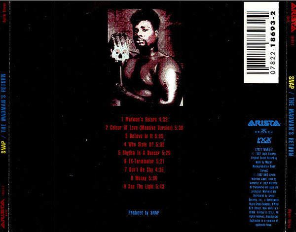 Snap! : The Madman's Return (CD, Album)