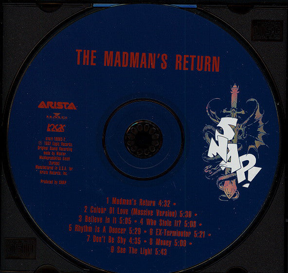 Snap! : The Madman's Return (CD, Album)