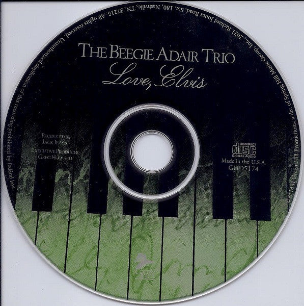The Beegie Adair Trio : Love, Elvis (CD, Album)