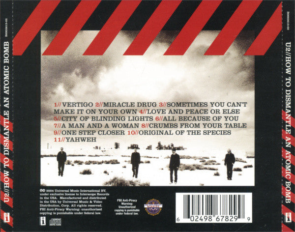 U2 : How To Dismantle An Atomic Bomb (CD, Album, RE)