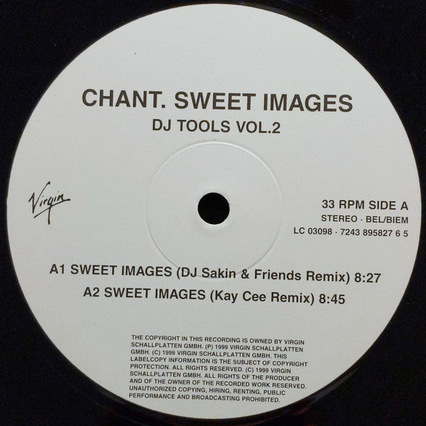 Chant : Sweet Images - DJ Tools Vol. 2 (12")