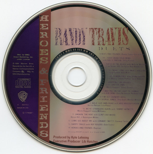 Randy Travis : Heroes And Friends (Duets) (CD, Album, Club)