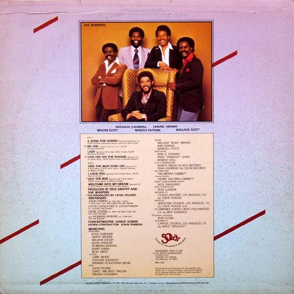 The Whispers : The Whispers (LP, Album, San)