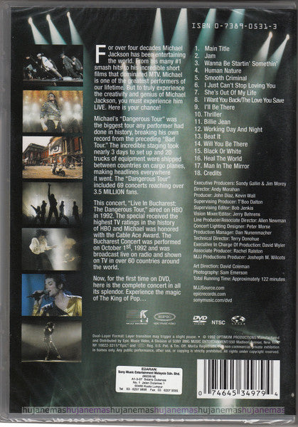 Michael Jackson : Live In Bucharest: The Dangerous Tour (DVD-V, NTSC)