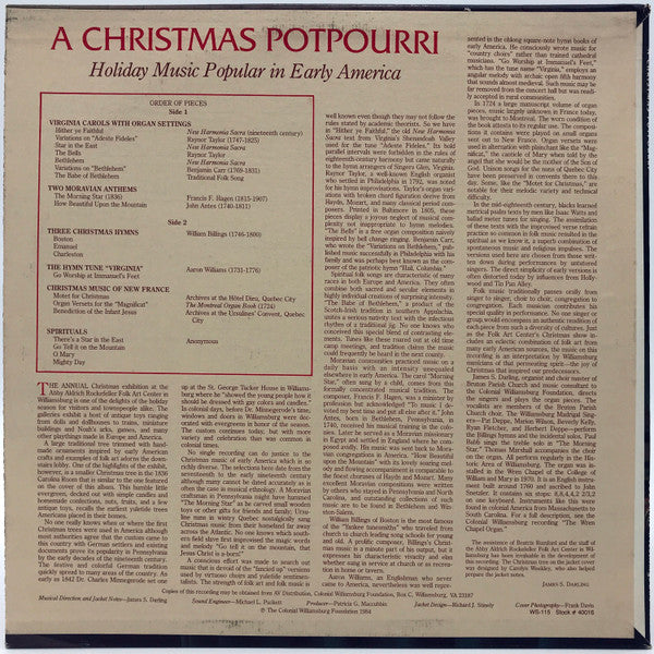 Various : A Christmas Potpourri (LP)