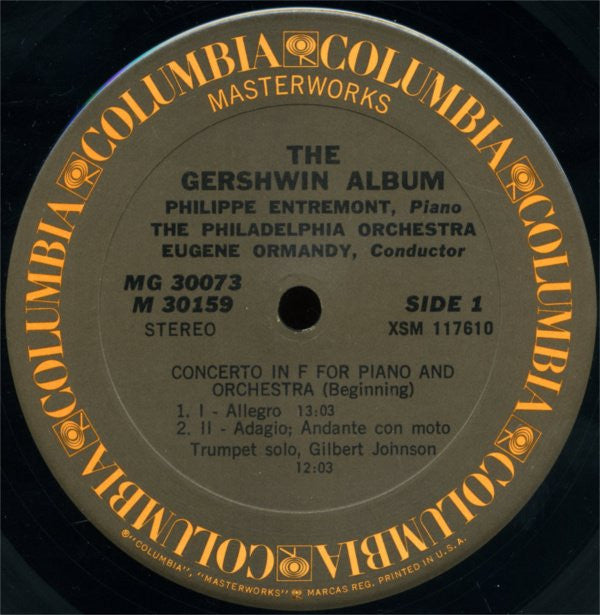 George Gershwin - Eugene Ormandy · The Philadelphia Orchestra, Philippe Entremont : The Gershwin Album (2xLP, Album)