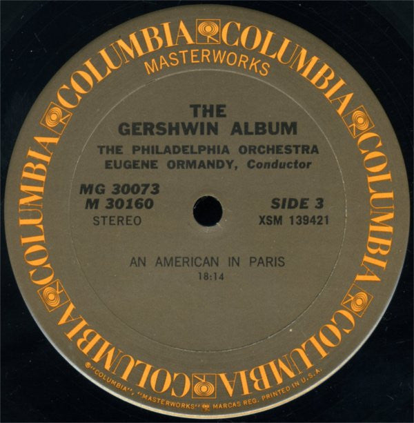 George Gershwin - Eugene Ormandy · The Philadelphia Orchestra, Philippe Entremont : The Gershwin Album (2xLP, Album)
