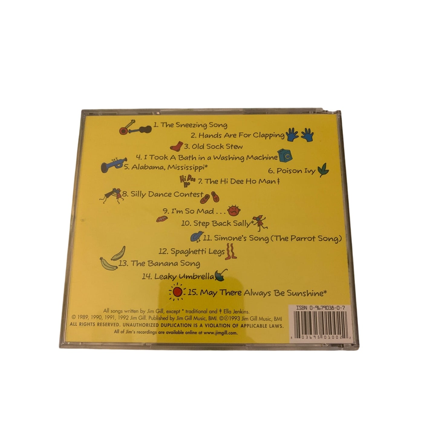 Jim Gill Sings - The Sneezing Song And Other Contagious Tunes [CD]