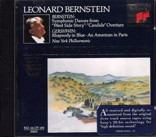 Leonard Bernstein, George Gershwin, New York Philharmonic, Columbia Symphony Orchestra : Symphonic Dances From "West Side Story" • "Candide" Overture / Rhapsody In Blue • An American In Paris (CD, Comp)