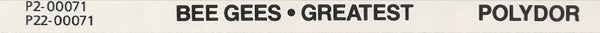 Bee Gees : Greatest (2xCD, Comp, Club, CRC)