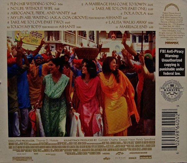 Various : Bride & Prejudice (CD, Album)