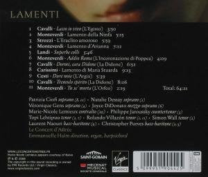 Emmanuelle Haïm, Le Concert D'Astrée : Lamenti (CD)