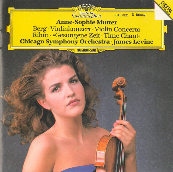 Berg* / Rihm*, Anne-Sophie Mutter, Chicago Symphony Orchestra • James Levine (2) : Violinkonzert = Violin Concerto / »Gesungene Zeit = Time Chant« (CD, Album, Club)