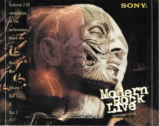 Various : Modern Rock Live (A 2 CD Compilation) (Volume 1) (2xCD, Comp, Promo)