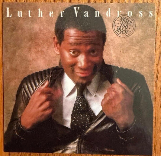 Magnet: Luther Vandross – Never Too Much [Miniature LP Cover Magnet]