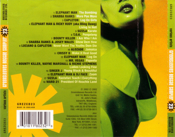 Various : Greensleeves Reggae Sampler 23 (CD, Smplr)