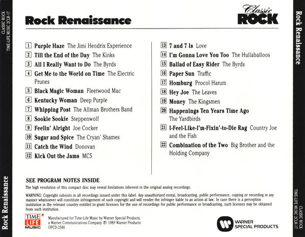 Various : Classic Rock - Rock Renaissance (CD, Comp)