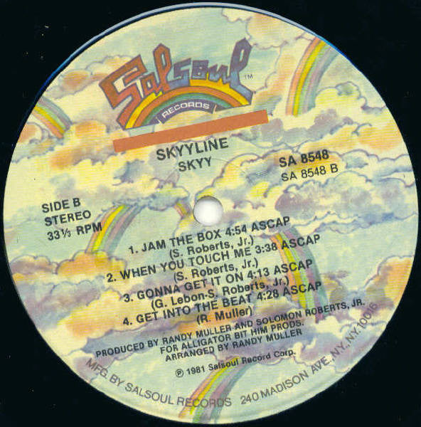 Skyy : Skyy Line (LP, Album, Ind)